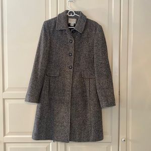Worthington tweed coat, dress length, size medium